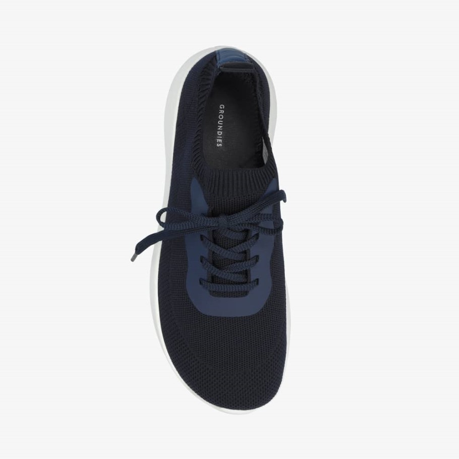 Groundies Nederland Adem Vegan Heren Blauw