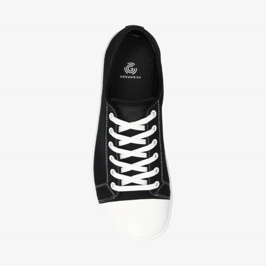 True Star Low Veganistische Vrouwen Black Groundies Nederland